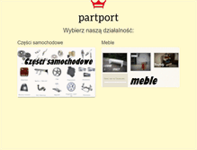 Tablet Screenshot of part-port.pl